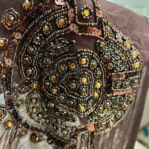 Handmade beaded scarf